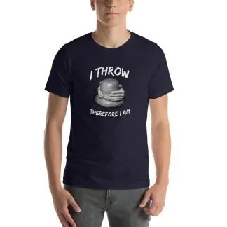 I Throw... (white text) - Premium Short Sleeve